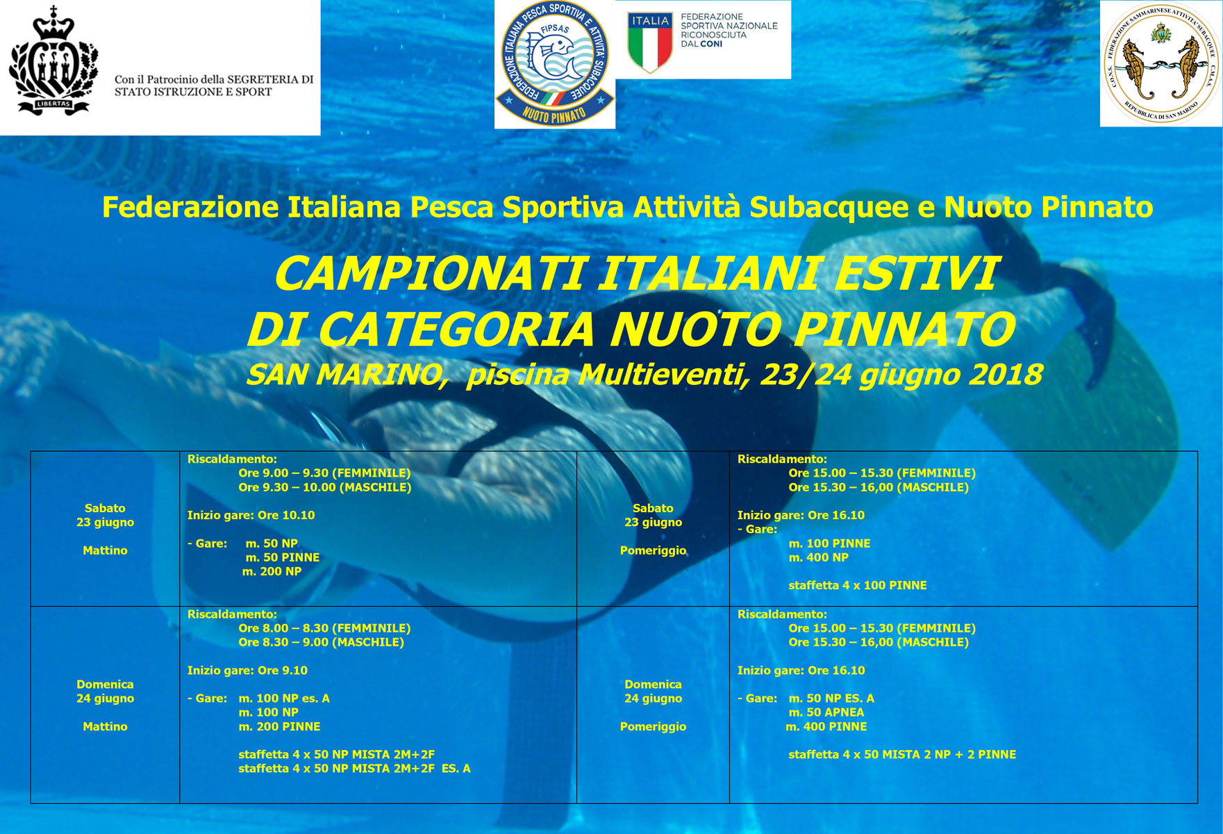 Nuoto_pinnato_gara