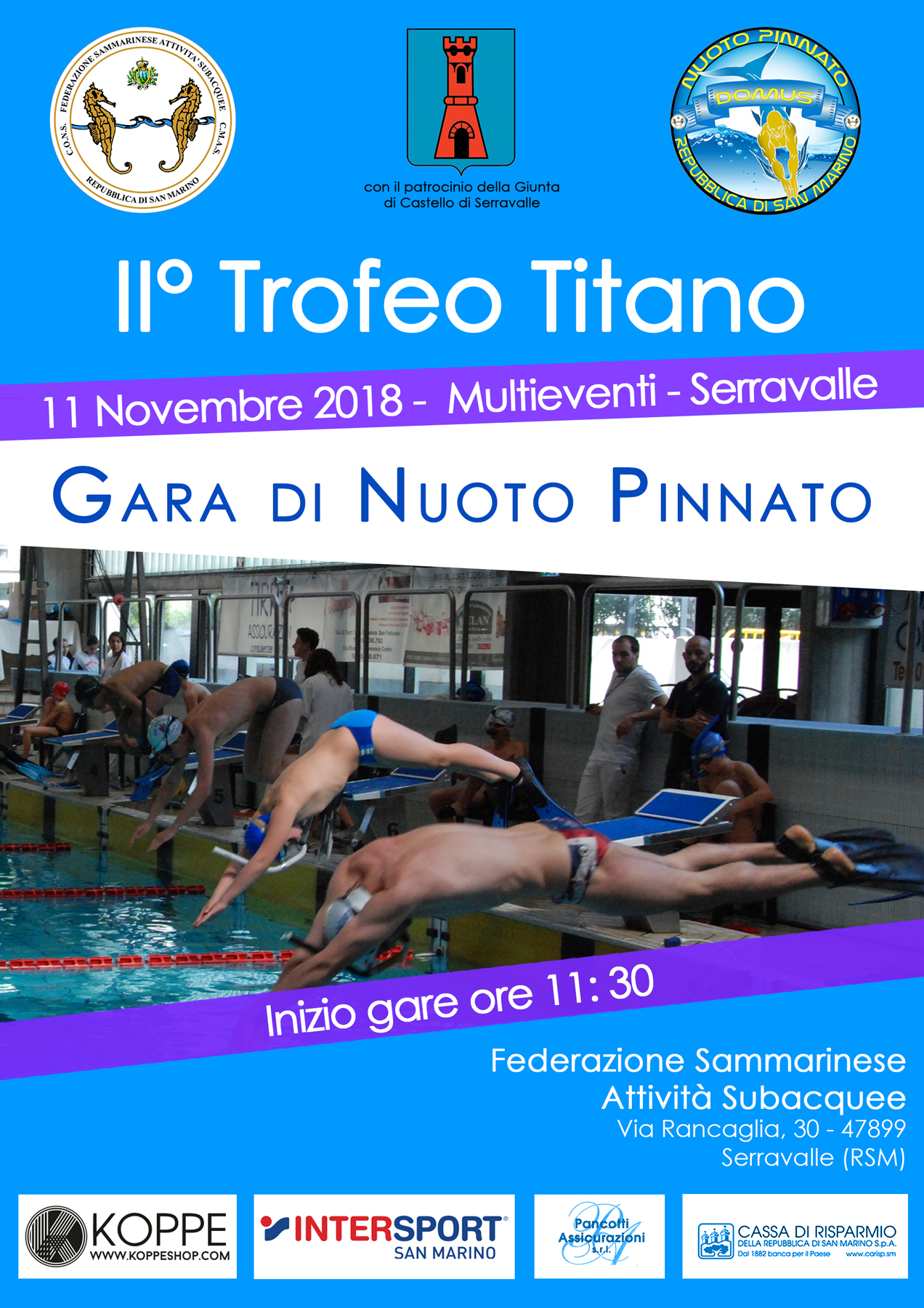 Volantino Gara Nuoto Pinnato 2018 1